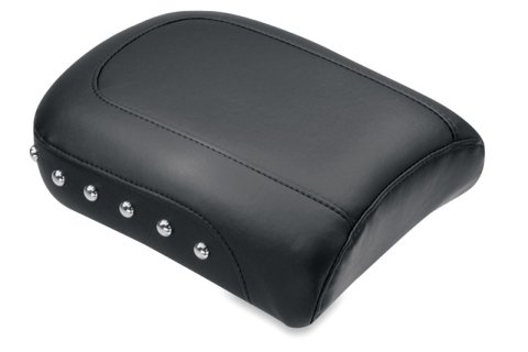 Mustang Motorcycle Seats Powersports 75453 08-21 Harley Electra Glide,Rd Glide,Rd King,Str Glide Pass Seat(8.5wide) w/Studs - Black