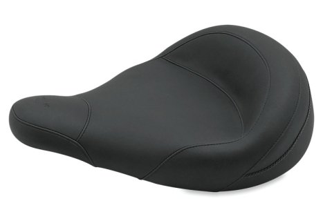 Mustang Motorcycle Seats Powersports 76456 83-21 Har;ey Electra Glide,Rd King Police Standard Touring Solo Seat - Black