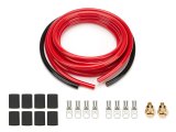 QuickCar Battery Cable Kits 57-008 Kit, 4 AWG, 15' Red & 2' Black cable, 2 Side Mount terminals, 8 power rings, Kit thumbnail 3