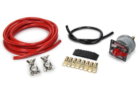 QuickCar Battery Cable Kits 57-014 Kit, Positive and Negative Cables, 4-gauge, Adapters, Hardware, Kit thumbnail 3