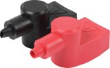QuickCar Battery Terminal Boots 57-607 Cover, Top Post, Red Positive, Black Negative, Universal, Pair thumbnail 1