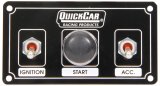 QuickCar Ignition Control Panels 50-820 ICP - Water Proof Micro Switch and Acc. Switch, Start Button Black thumbnail 1