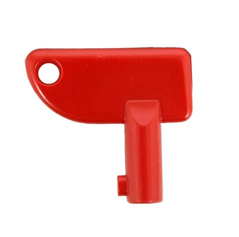 QuickCar Master Disconnect Switch Keys 55-004 Battery Key, Replacement, 55-003, Plastic, Red, Each thumbnail 1