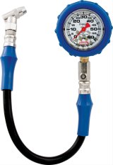 QuickCar Liquid-Filled Tire Pressure Gauges 56-061 Gauge, Liquid-Filled, 0-60 psi., 2.5 in, Diameter, Analog, 12 in. Hose, Each thumbnail 2