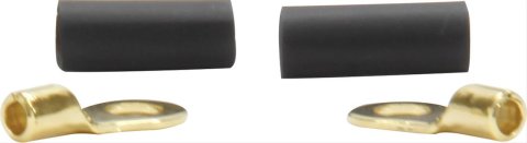 QuickCar Wiring Terminals 57-471 Connectors and Pigtails, #6 Ring Terminal 16-14 Ga Pair with heat shrink