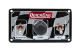 QuickCar Ignition Control Panels 50-020 Panel, Waterproof, Aluminum, 4.625 in. Width, 2.5 in. Height, 2-Switches, Each thumbnail 2