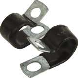 QuickCar Line Clamps 66-854 Clamps, Aluminum, Rubber Coated, .500 in. Hose Diameter, Set of 10 thumbnail 1