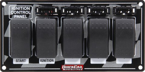 QuickCar Electrical Switch Kits 52-163 Switches, Ignition Panel Rocker Panel Fused Flag thumbnail 1