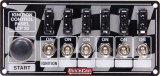 QuickCar Ignition Control Panels 50-163 Panel, Waterproof, Aluminum, 7.0 in. Width, 3.250 in. Height, 6-Switches, Each thumbnail 1