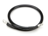 QuickCar Ground Cables 57-1809 Battery Cable, Ground, 4-gauge Copper, Black PVC Jacket, Eyelet Ends, 18 in. Length, Each thumbnail 2