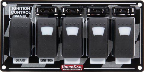 QuickCar Ignition Control Panels 52-164 ICP Rocker Switch Panel Fused