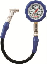 QuickCar Glo Tire Pressure Gauges 56-062 Gauge, Glo, 0-60 psi., 2.5 in, Diameter, Analog, 14 in. Hose, Each thumbnail 1