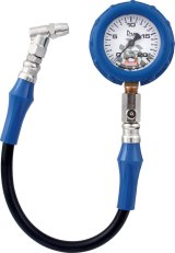 QuickCar Dry Tire Pressure Gauges 56-020 Gauge, Tire, 0-20 psi., 2.5 in, Diameter, Analog, 14 in. Hose, Each thumbnail 1