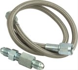 QuickCar Gauge Lines 61-71048 Line Kit, Stainless Steel Braided, -4 AN Ends, 48.0 in. Length, Kit thumbnail 1
