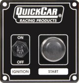 QuickCar Ignition Control Panels 50-802 ICP – Switch & Start Button Black thumbnail 1