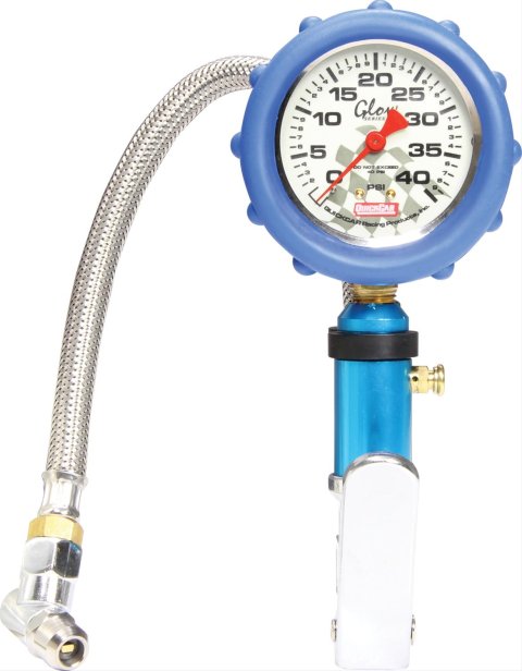 QuickCar Glo Tire Pressure Gauges 56-242 Inflator 0-40PSI Glow thumbnail 1