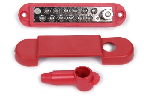 QuickCar Busbars 57-8012 Bus Bar, 12 Point, Red, Plastic, 15 Amps Per Post, Each thumbnail 2