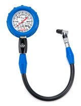 QuickCar Dry Tire Pressure Gauges 56-060 Gauge, Tire, 0-60 psi., 2.5 in, Diameter, Analog, 14 in. Hose, Each thumbnail 2