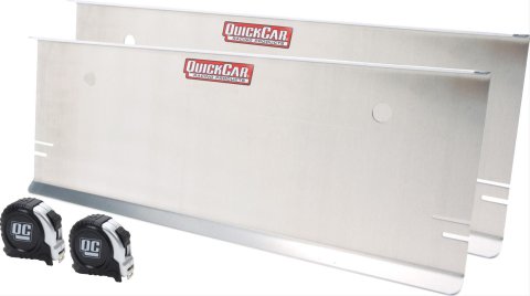 QuickCar Aluminum Toe Plates 64-704 Plates, Aluminum, Natural, Two 12 ft. Tapes, Pair thumbnail 1
