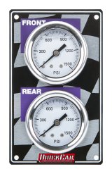 QuickCar Mini Brake Bias Gauge Panels 61-101 Panel, Mini, Bias, 0-1,500 psi., 1 5/8 in., Analog, Mechanical, Vertical Mount, Kit thumbnail 2