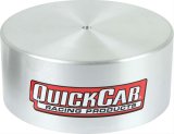 QuickCar Carburetor Hats 64-146 Aluminum Hat, Natural, Red, 5.125 in. Diameter, Each thumbnail 1