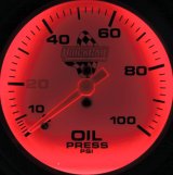 QuickCar Extreme Gauges 611-7003 Gauge, Extreme, Oil Pressure, Mechanical, Analog, 0-100 psi, 2 5/8 in. Diameter, Each thumbnail 1