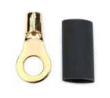 QuickCar Battery Cable Terminals 57-490 Terminals, Terminal Rings, Copper, 5/16 in., 8 Gauge, Heat Shrink Sleeving, Pair thumbnail 2