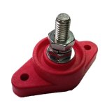 QuickCar Power Distribution Blocks 57-807 Electrical Junction Blocks, Block, 3/8 in. Stud, Stainless Steel, Nylon Base, Red, Each thumbnail 1
