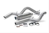 Banks Power Monster Sport Exhaust Systems 48773 System, Exhaust, Cat-back, Stainless Steel, Single Exit, Rear Turn Out, Chrome Tip, Chevy, GMC, 6.6L, Duramax, Classic Body, Kit thumbnail 2