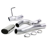 Banks Power Monster Exhaust Systems for 2013-2018 2500, 3500 - 49778 System, Exhaust, Particulate Filter Back, Steel, Aluminized Finish, Single Exit, Passenger Rear, Chrome Tip, Ram, 6.7L Cummins, Kit thumbnail 1