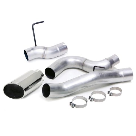 Banks Power Monster Exhaust Systems for 2013-2018 2500, 3500 - 49778 System, Exhaust, Particulate Filter Back, Steel, Aluminized Finish, Single Exit, Passenger Rear, Chrome Tip, Ram, 6.7L Cummins, Kit