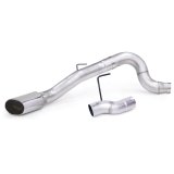 Banks Power Monster Exhaust Systems for 2013-2018 2500, 3500 - 49778 System, Exhaust, Particulate Filter Back, Steel, Aluminized Finish, Single Exit, Passenger Rear, Chrome Tip, Ram, 6.7L Cummins, Kit thumbnail 2