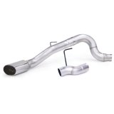 Banks Power Monster Exhaust Systems for 2013-2018 2500, 3500 - 49778 System, Exhaust, Particulate Filter Back, Steel, Aluminized Finish, Single Exit, Passenger Rear, Chrome Tip, Ram, 6.7L Cummins, Kit thumbnail 4
