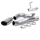 Banks Power Monster Exhaust Systems for 2013-2018 2500, 3500 - 49778 System, Exhaust, Particulate Filter Back, Steel, Aluminized Finish, Single Exit, Passenger Rear, Chrome Tip, Ram, 6.7L Cummins, Kit thumbnail 6