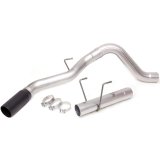 Banks Power Monster Exhaust Systems 49796-B Systems, Monster, Particulate Filter Back, Single, Stainless Steel, Natural, Side Exit, Black Tip, Ram, 6.7L Diesel, Kit thumbnail 2
