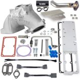 Banks Power Throttle Body Intake Elbows 42804-N Monster-Ram System W/Fuel Line - 2013-2018 Dodge/RAM 6.7L, CARB, Chassis Cab, Natural thumbnail 2