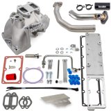 Banks Power Throttle Body Intake Elbows 42805-N Monster-Ram System W/Fuel Line - 2019-2024 Dodge/RAM 6.7L, CARB, Chassis Cab, Natural thumbnail 7