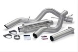 Banks Power Monster Sport Exhaust Systems 48771 System, Exhaust, Cat-back, Stainless Steel, Single Exit, Rear Turn Out, Chrome Tip, Chevy, GMC, 6.6L, Duramax, Kit thumbnail 2