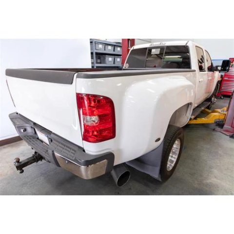 Banks Power Monster Exhaust Systems 49834-B Systems, Monster, Particulate Filter Back, Single, Steel, Aluminized, Side Exit, Black Tip, Dual Rear Wheels, Chevy, GMC, 6.6L Diesel, Kit thumbnail 1