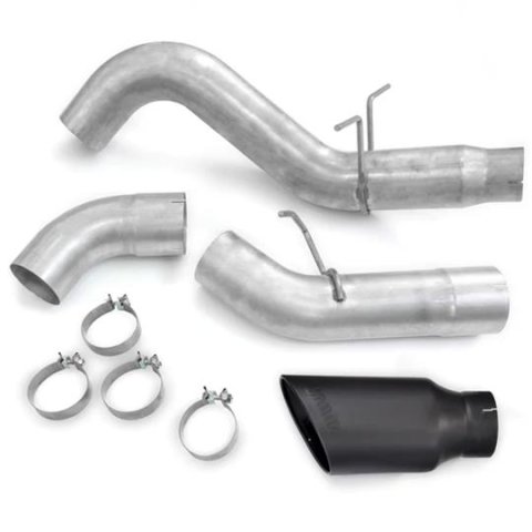 Banks Power Monster Exhaust Systems 49834-B Systems, Monster, Particulate Filter Back, Single, Steel, Aluminized, Side Exit, Black Tip, Dual Rear Wheels, Chevy, GMC, 6.6L Diesel, Kit thumbnail 3