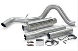 Banks Power Monster Sport Exhaust Systems 48793 System, Exhaust, Cat-back, Stainless Steel, Single Exit, Rear Turn Out, Chrome Tip, Ford, 6.0L, Stroke, Kit thumbnail 2
