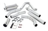 Banks Power Monster Exhaust Systems 48655 System, Exhaust, Turbo-Back, Stainless Steel, Single Exit, Passenger, Chrome Tip, Ford, Truck, 7.3L, With Catalytic Converter, Kit thumbnail 1