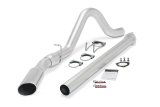 Banks Power Monster Exhaust Systems 49792 System, Exhaust, Particulate Filter Back, Stainless, Natural, Single Exit, Passenger Side, Straight Rear, Chrome Tip, Ford, 6.7L, Kit thumbnail 1