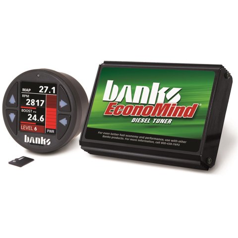 Banks Power EconoMind Diesel Tuners with iDash DataMonster 61439 Computer Programmers, EconoMind, Tuner, Includes DataMonster, SuperGauge, Chevy, GMC, 6.6L, LB7, Kit