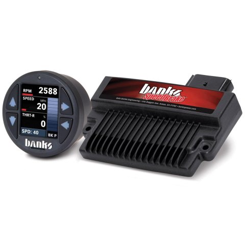Banks Power SpeedBrake Systems with iDash SuperGauge 61431 Computer Programmers, SpeedBrake, Includes SuperGauge, Chevy, GMC, 6.6L, LLY, Automatic Transmission, Kit thumbnail 1