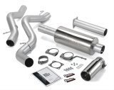 Banks Power Monster Exhaust Systems 48629 System, Exhaust, Turbo-Back, Stainless Steel, Single Exit, Passenger Side, Chrome Tip, Chevy, GMC, 6.6L, No Catalytic Converter, Kit thumbnail 2