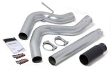 Banks Power Monster Exhaust Systems 48601-B System, Exhaust, Particulate Filter-Back, Stainless Steel, Single Exit, Passenger Side, Black Tip, Ram, 3.0L, Diesel, Kit thumbnail 1