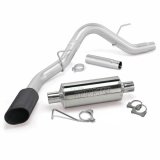 Banks Power Monster Exhaust Systems 48762-B System, Exhaust, Cat-back, Stainless Steel, Single Exit, Passenger Side, Black Tip, Ford, 2.7L, 3.5L, EcoBoost, 5.0L, Kit thumbnail 3