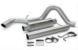 Banks Power Monster Sport Exhaust Systems 48789 System, Exhaust, Downpipe-back, Stainless Steel, Single Exit, Rear Turn Out, Chrome Tip, Ford, 7.3L, No Catalytic Converter, Kit thumbnail 2