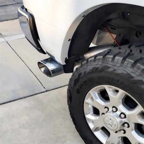 Banks Power Monster Exhaust Systems for 2019-2024 2500, 3500 - 49807 Systems, Monster, Particulate Filter Back, Single, Steel, Aluminized, Side Exit, Chrome Tip, Ram, 6.7L Diesel, Kit thumbnail 3